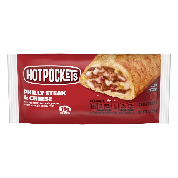 Hot Pockets Philly Steak&Cheese 12 x 8 oz Calories Philly Cheese Steak